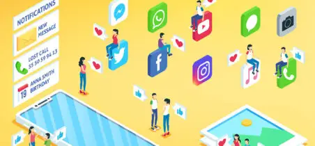 notifications social media messages