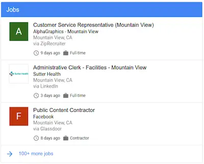 Enriched Search Results Enriched Search Results