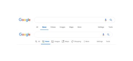 Icons Google Suchleiste