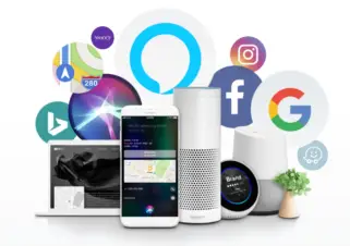 Sprachgesteuerte Suche