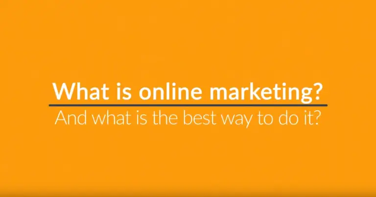 What is online marketing
