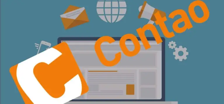 Contao, Laptop im Hintergrund