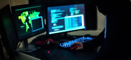 hacker code monitore