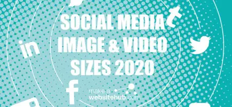 social media image video size 2020