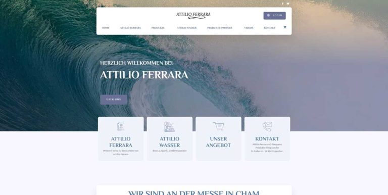 Attilio Ferrara Produkte – Harmonie durch Frequenzen