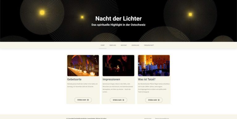 Nacht der Lichter – Ein spirituelles Erlebnis in St. Gallen