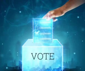 wahl vote stimmzettel hand elektronisch — E-Voting im Überblick: Vor- und Nachteile des elektronischen Wahlverfahrens
