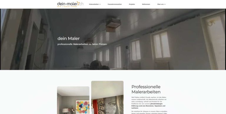 Dein-Maler.ch – Professionelle Malerarbeiten aus Dübendorf