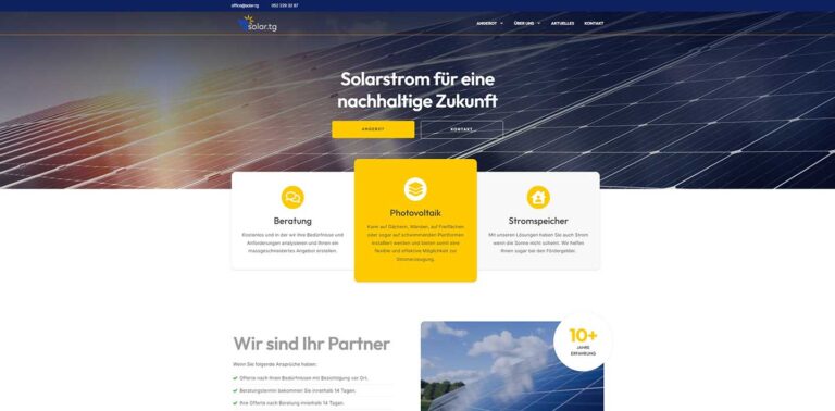 Solar.tg – Ihr Partner für nachhaltige Energielösungen