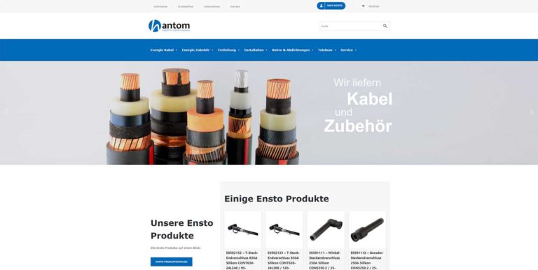 Hantom AG – Ihr Spezialist für Kabel und Infrastruktur-Verkabelungen