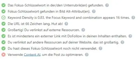 Rank Math SEO Zusätzlich