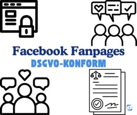 Facebook Fanpages DSGVO konform Symbolgrafiken