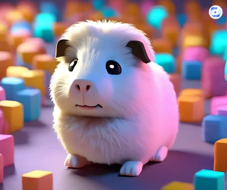 KI generiertes Bild von KI Stofftier Meerschweinchen