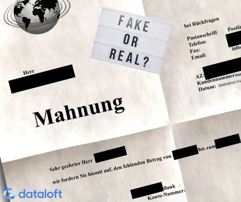 Fake Abmahnungen erkennen Mahnung Mahnschreiben Fake or Real