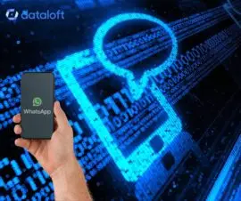 Symbolfoto für WhatsApp Phishing Smartphone Sprechblase Code