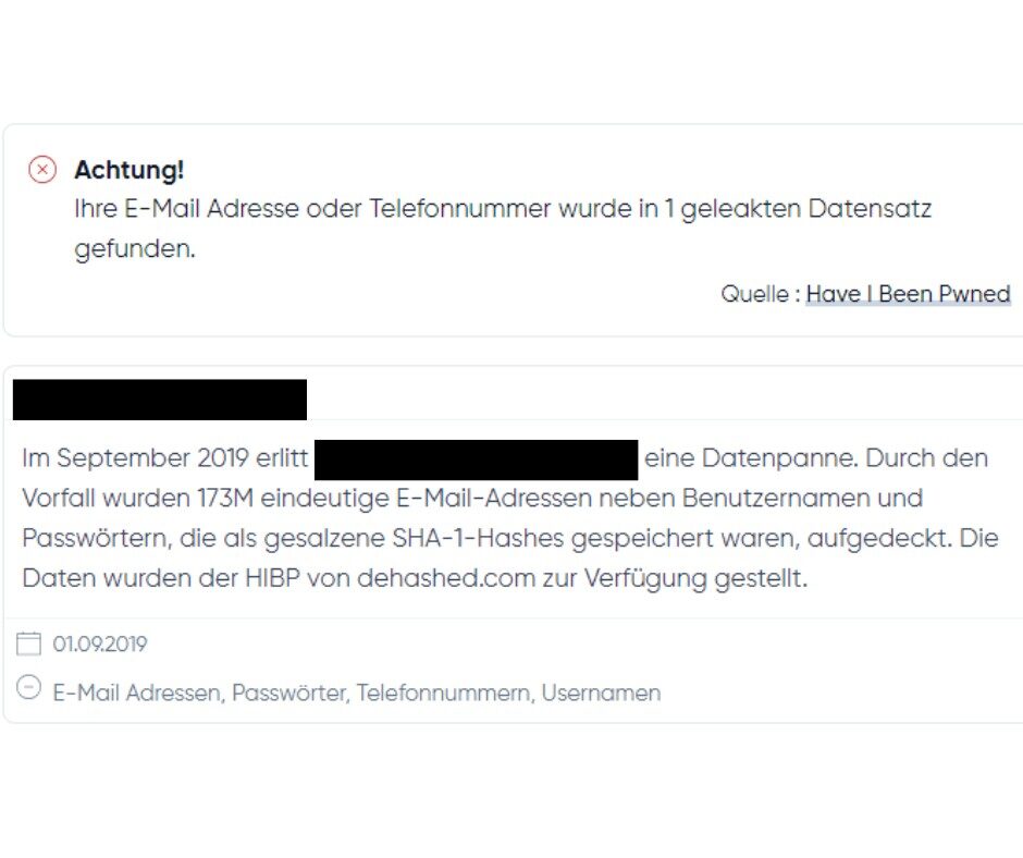 Emailadresse gehackt? Leak Check endlich für deutschsprachigen Raum 1 Screenshot von experte.de Email Leak Check