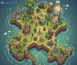 Symbolfoto Wplace Pixel-Art-Insel