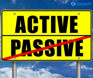 passiv aktiv hinweisschild durchgestrichen — Lesefreundlichkeit und SEO im Fokus: Aktiver Satzbau macht den Unterschied