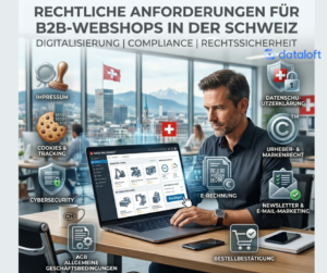 rechtliche anforderungen b2b webshop schweiz digitalisierung compliance rechtssicher — B2B-Webshop in der Schweiz – Rechtliche Basics für den digitalen Handel