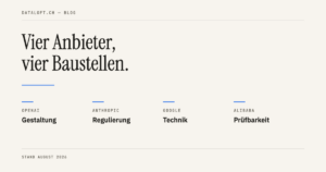 beitragsbild ki umbau — KI im Umbau: Vier Anbieter, vier verschiedene Baustellen
